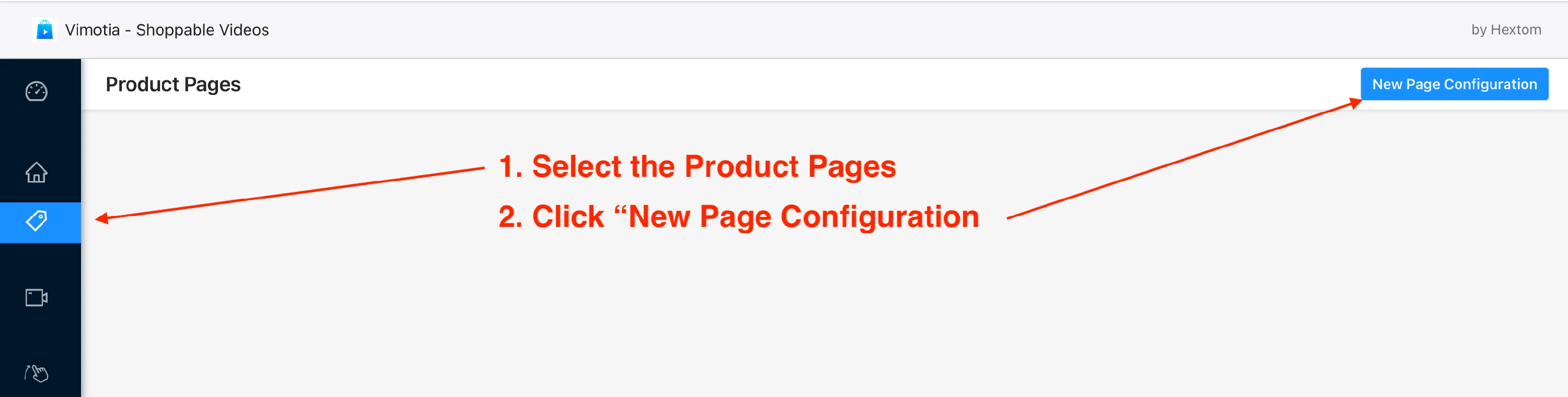 Publish a video on your product page