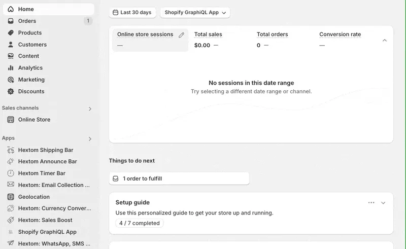 Animation showing how to set a product as a digital product in Shopify product settings